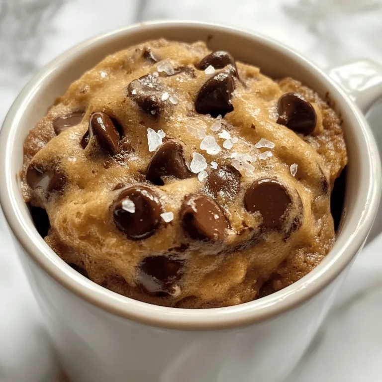 In recent years, mug recipes have surged in popularity, transforming the way we think about quick desserts. Perfect for those moments when the craving for something sweet strikes, mug recipes offer the convenience of preparing a delicious treat without the need for extensive baking equipment or hours of preparation. Among the myriad of mug recipes, the Microwave Chocolate Chip Mug Cookie stands out as a quintessential choice for instant indulgence.