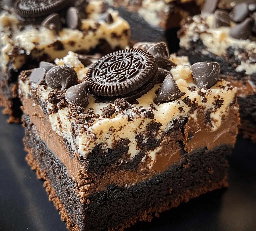 Indulgent desserts have a unique ability to evoke joy and nostalgia, and few treats are as irresistible as Cookie Dough Oreo Brownies. This delightful dessert marries the rich, fudgy texture of brownies with the sweet, comforting essence of cookie dough, all while being elevated by the iconic crunch of Oreo cookies. Whether you're celebrating a special occasion or simply craving something sweet, these brownies are sure to impress anyone lucky enough to take a bite.