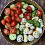 Caprese salad, a culinary classic that originated from the beautiful island of Capri, Italy, has gained popularity worldwide for its vibrant colors and fresh flavors. Traditionally composed of ripe tomatoes, fresh mozzarella, and fragrant basil, this dish is a staple during the summer months when tomatoes are at their peak. The simplicity of the ingredients paired with the elegance of presentation makes it a go-to choice for picnics, barbecues, and elegant dinners alike.