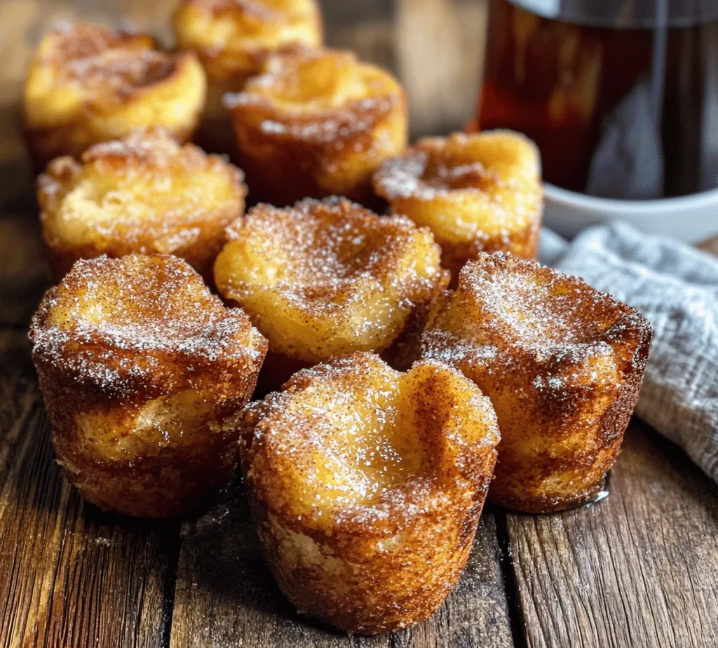 French toast has long been a beloved breakfast classic, celebrated for its versatility and comforting flavors. From the traditional slice of bread soaked in an eggy custard to elaborate variations topped with fresh fruits, whipped cream, or syrups, this dish has captured the hearts of breakfast enthusiasts across the globe. One such creative twist on this timeless favorite is the Cinnamon Sugar French Toast Muffins. These delightful muffins encapsulate all the rich flavors of French toast while offering a fun and portable version that is perfect for busy mornings or leisurely brunches.