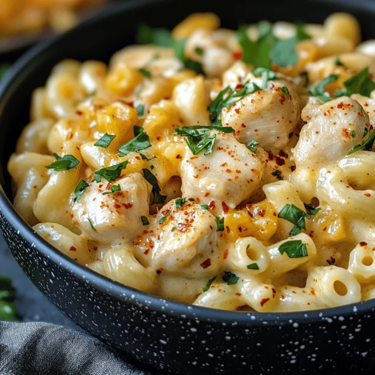 If you're in search of a dish that combines the comforting essence of mac and cheese with a delightful twist of sweet and spicy flavors, look no further than Honey Pepper Chicken Mac and Cheese. This recipe not only satisfies your cravings for creamy, cheesy goodness but also introduces an exciting flavor profile that elevates a classic favorite. Picture this: the sweetness of honey perfectly balanced with the heat from crushed red pepper, all smothered over a bed of tender macaroni and succulent chicken. It’s a dish that transforms a familiar comfort food into an extraordinary culinary experience.