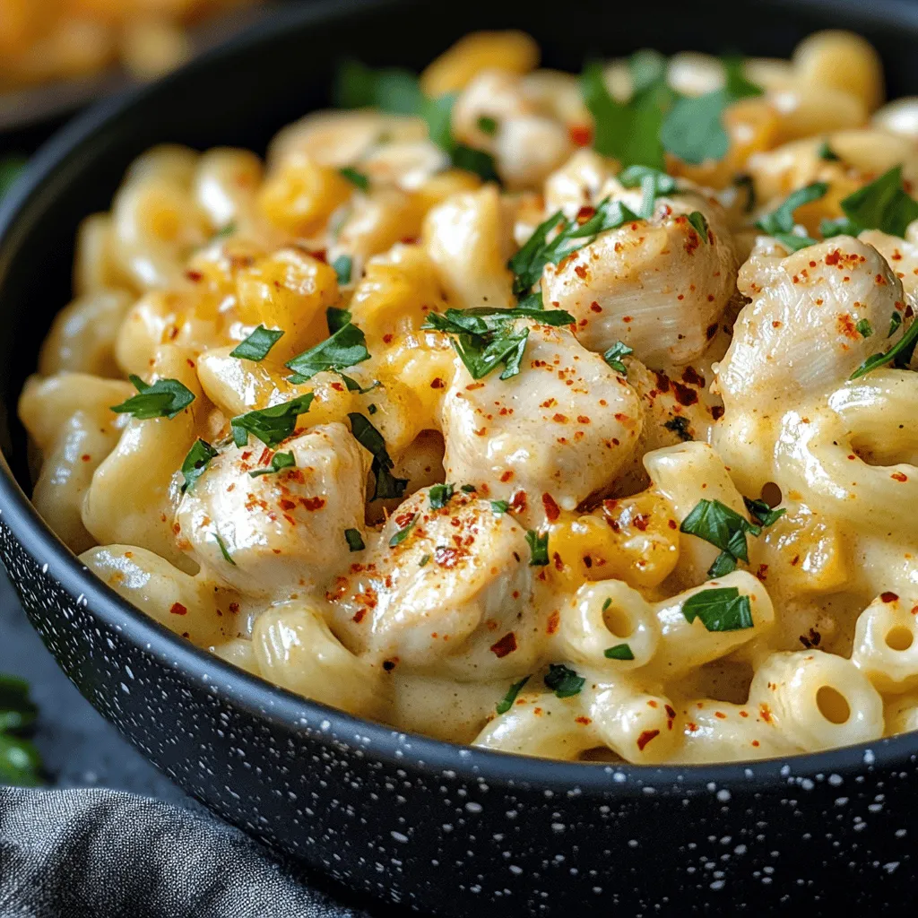 If you're in search of a dish that combines the comforting essence of mac and cheese with a delightful twist of sweet and spicy flavors, look no further than Honey Pepper Chicken Mac and Cheese. This recipe not only satisfies your cravings for creamy, cheesy goodness but also introduces an exciting flavor profile that elevates a classic favorite. Picture this: the sweetness of honey perfectly balanced with the heat from crushed red pepper, all smothered over a bed of tender macaroni and succulent chicken. It’s a dish that transforms a familiar comfort food into an extraordinary culinary experience.