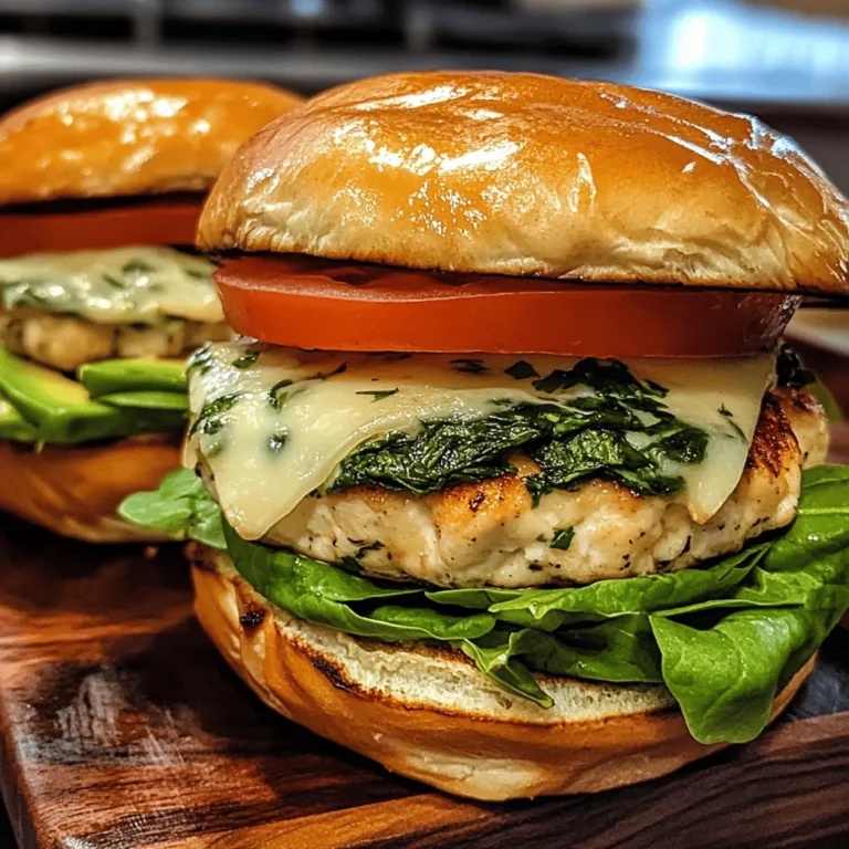 In the world of burgers, there's an endless array of options to tantalize your taste buds, but few can match the unique combination of flavors found in White Cheddar and Spinach Chicken Burgers. This recipe not only delights with its deliciously savory taste but also offers a healthier alternative to traditional beef patties. The star ingredients—ground chicken, fresh spinach, and white cheddar cheese—come together to create a burger that is both satisfying and nutritious.