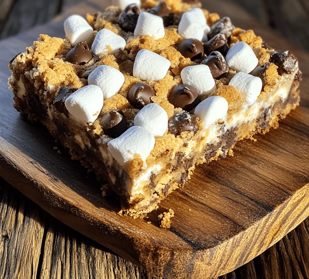 The allure of S'mores is undeniable—a beloved dessert that evokes memories of cozy campfires, laughter among friends, and the sweet, smoky aroma of marshmallows toasting over an open flame. For those who want to capture that nostalgic essence without the hassle of outdoor cooking, S'mores Cookie Bars are the perfect solution. These delightful bars bring together the classic flavors of chocolate, marshmallow, and graham cracker in a convenient, easy-to-make dessert that is ideal for gatherings, family events, or an indulgent treat at home.